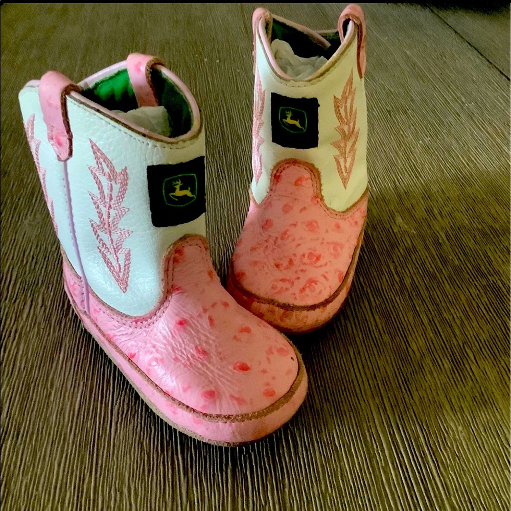 John Deere baby boots